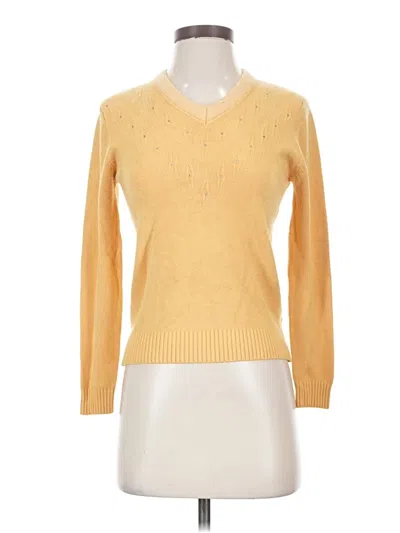 Pre-owned Assorted Brands Pullover Sweater In Yellow