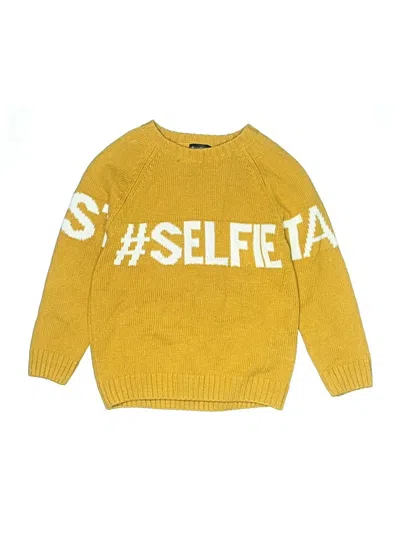 Pre-owned Assorted Brands Kids' Pullover Sweater In Yellow