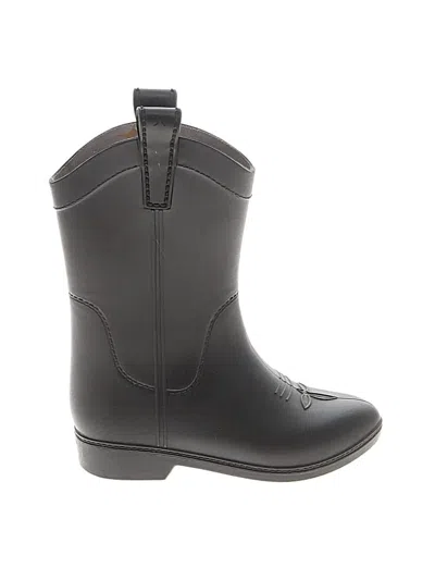 Pre-owned Assorted Brands Kids' Rain Boots In Black