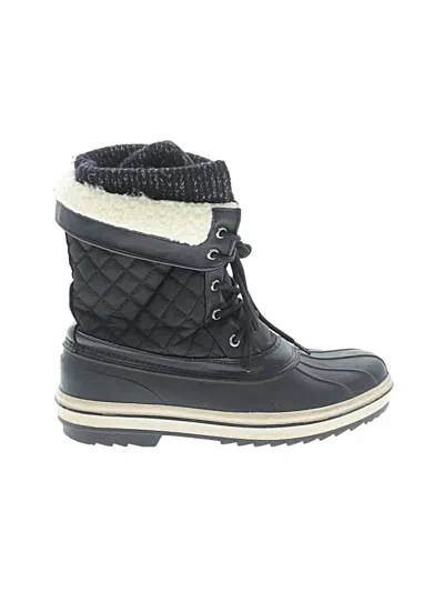 Pre-owned Assorted Brands Rain Boots In Black