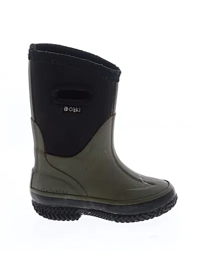 Pre-owned Assorted Brands Kids' Rain Boots In Green