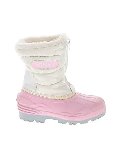 Pre-owned Assorted Brands Kids' Rain Boots In Pink