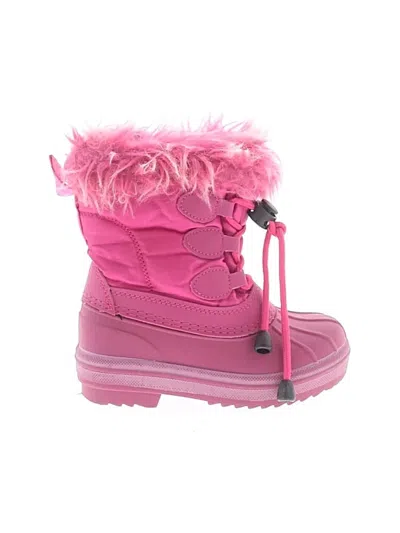 Pre-owned Assorted Brands Kids' Rain Boots In Pink