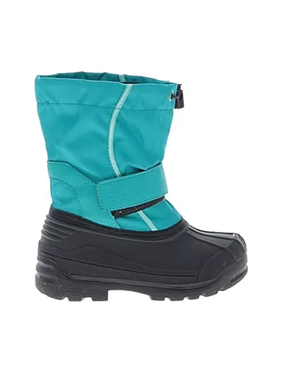 Pre-owned Assorted Brands Kids' Rain Boots In Teal