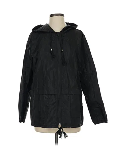 Pre-owned Assorted Brands Raincoat In Black