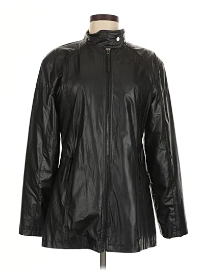 Pre-owned Assorted Brands Raincoat In Black
