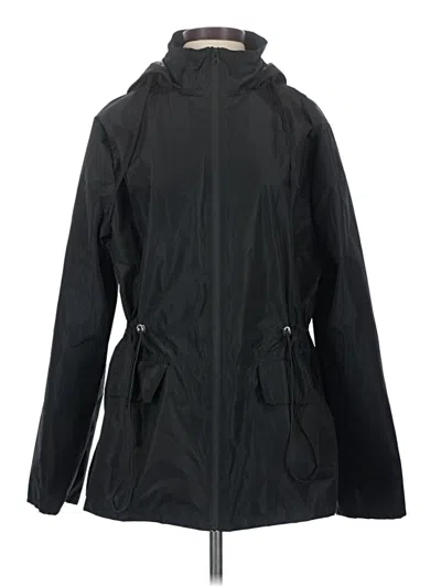 Pre-owned Assorted Brands Raincoat In Black