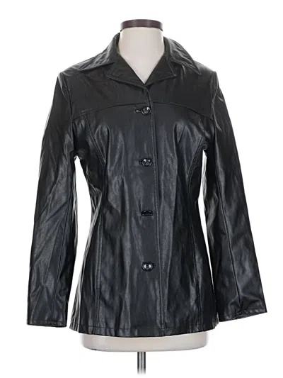 Pre-owned Assorted Brands Raincoat In Black