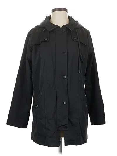 Pre-owned Assorted Brands Raincoat In Black