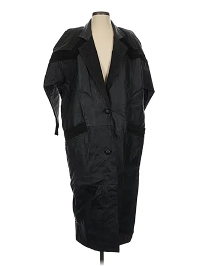 Pre-owned Assorted Brands Raincoat In Black