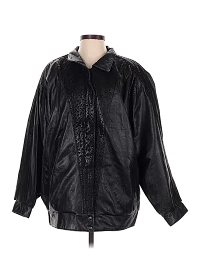 Pre-owned Assorted Brands Raincoat In Black