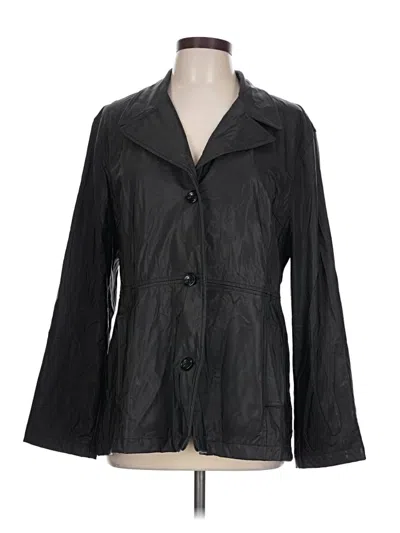 Pre-owned Assorted Brands Raincoat In Black