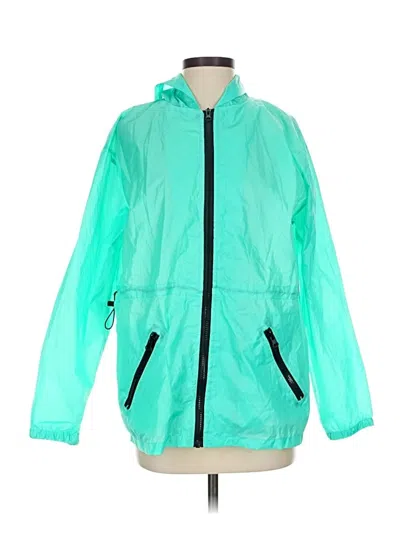 Pre-owned Assorted Brands Raincoat In Blue