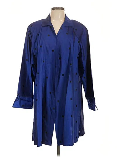 Pre-owned Assorted Brands Raincoat In Blue