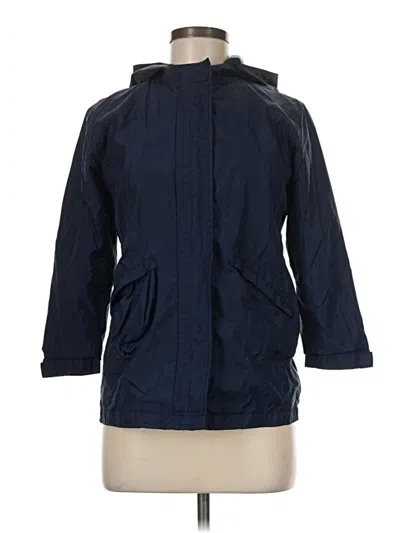 Pre-owned Assorted Brands Raincoat In Blue