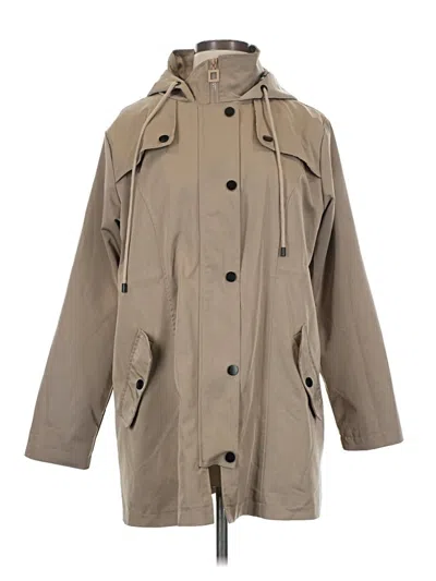 Pre-owned Assorted Brands Raincoat In Brown