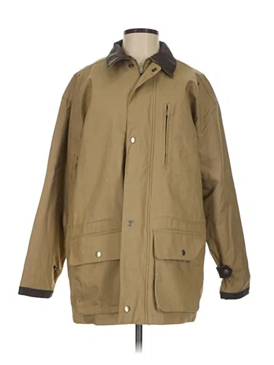 Pre-owned Assorted Brands Raincoat In Brown