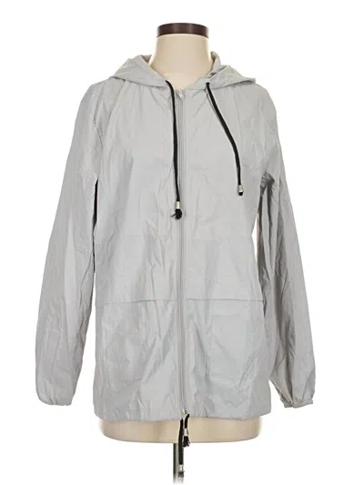 Pre-owned Assorted Brands Raincoat In Gray