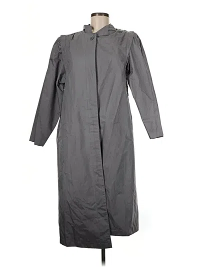 Pre-owned Assorted Brands Raincoat In Gray