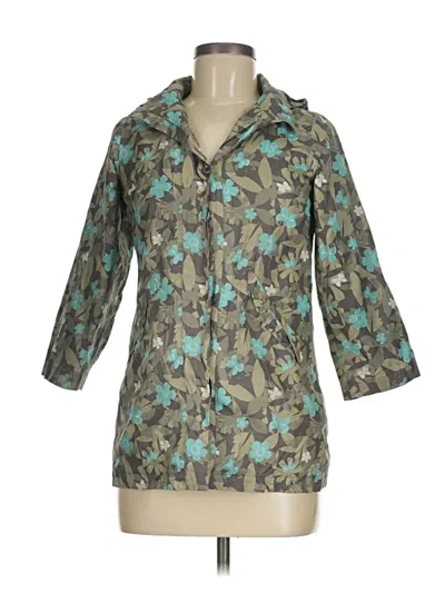 Pre-owned Assorted Brands Raincoat In Green