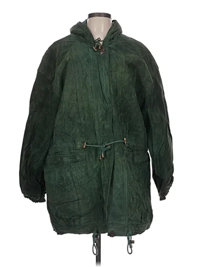 Pre-owned Assorted Brands Raincoat In Green