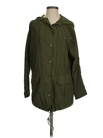 Pre-owned Assorted Brands Raincoat In Green