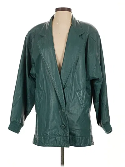 Pre-owned Assorted Brands Raincoat In Green