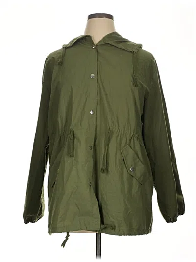 Pre-owned Assorted Brands Raincoat In Green