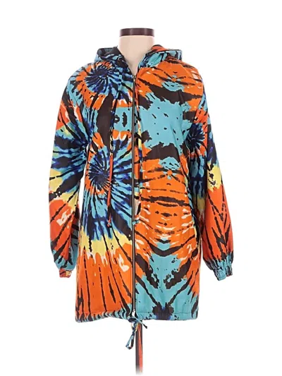 Pre-owned Assorted Brands Raincoat In Orange