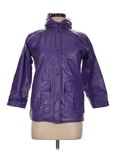 Pre-owned Assorted Brands Raincoat In Purple