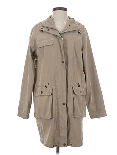 Pre-owned Assorted Brands Raincoat In Tan