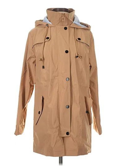 Pre-owned Assorted Brands Raincoat In Tan