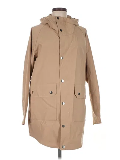 Pre-owned Assorted Brands Raincoat In Tan
