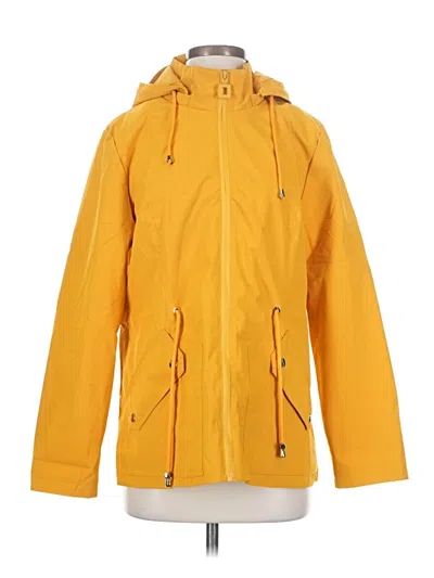 Pre-owned Assorted Brands Raincoat In Yellow