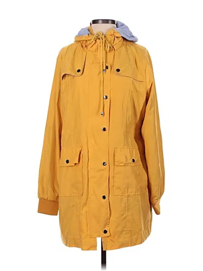 Pre-owned Assorted Brands Raincoat In Yellow