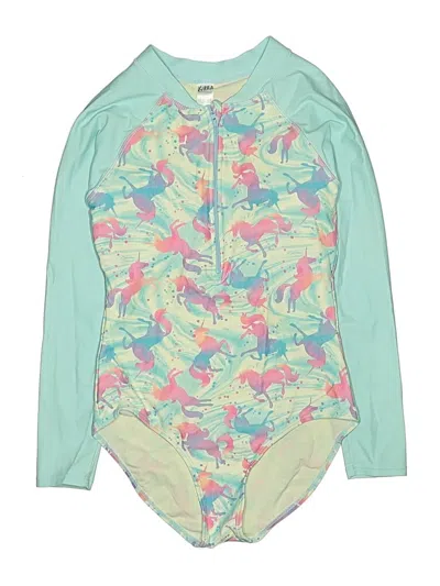 Pre-owned Assorted Brands Kids' Rash Guard In Blue