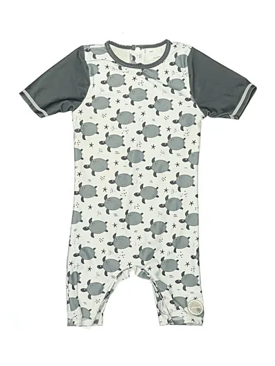 Pre-owned Assorted Brands Kids' Rash Guard In Gray
