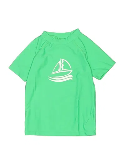 Pre-owned Assorted Brands Kids' Rash Guard In Green