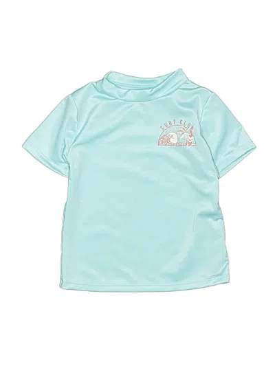 Pre-owned Assorted Brands Kids' Rash Guard In Teal