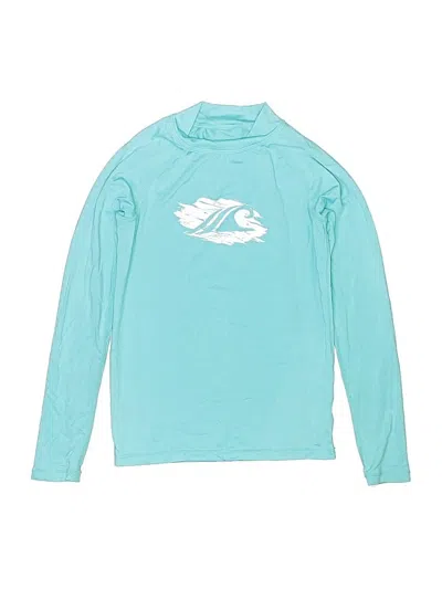 Pre-owned Assorted Brands Kids' Rash Guard In Teal
