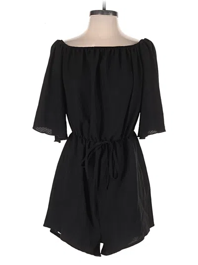 Pre-owned Assorted Brands Romper In Black