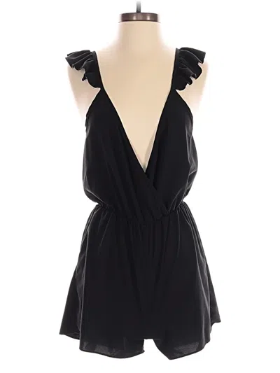 Pre-owned Assorted Brands Romper In Black