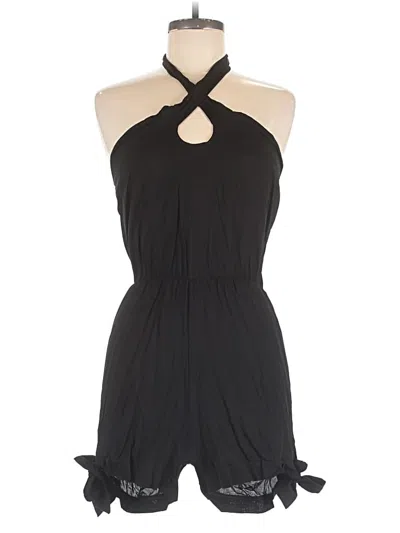 Pre-owned Assorted Brands Romper In Black