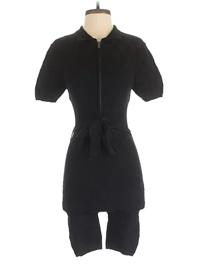 Pre-owned Assorted Brands Romper In Black