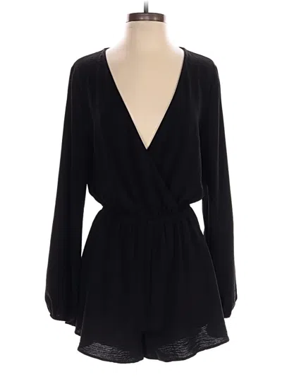 Pre-owned Assorted Brands Romper In Black