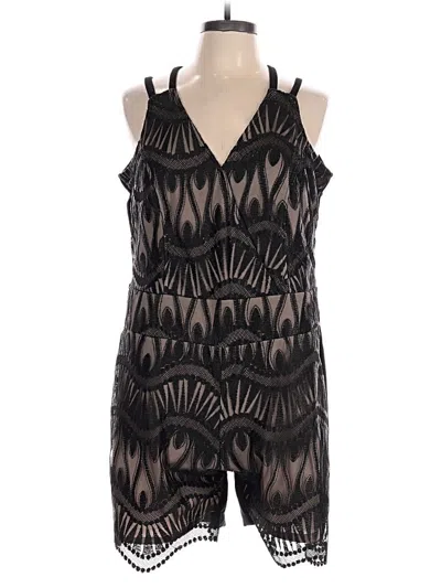Pre-owned Assorted Brands Romper In Black