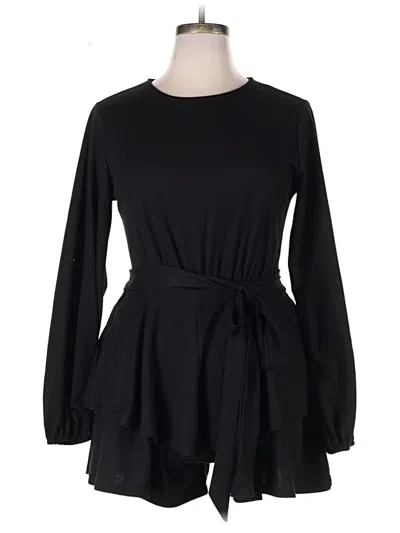 Pre-owned Assorted Brands Romper In Black