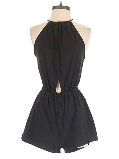 Pre-owned Assorted Brands Romper In Black