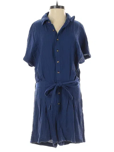 Pre-owned Assorted Brands Romper In Blue