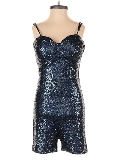 Pre-owned Assorted Brands Romper In Blue